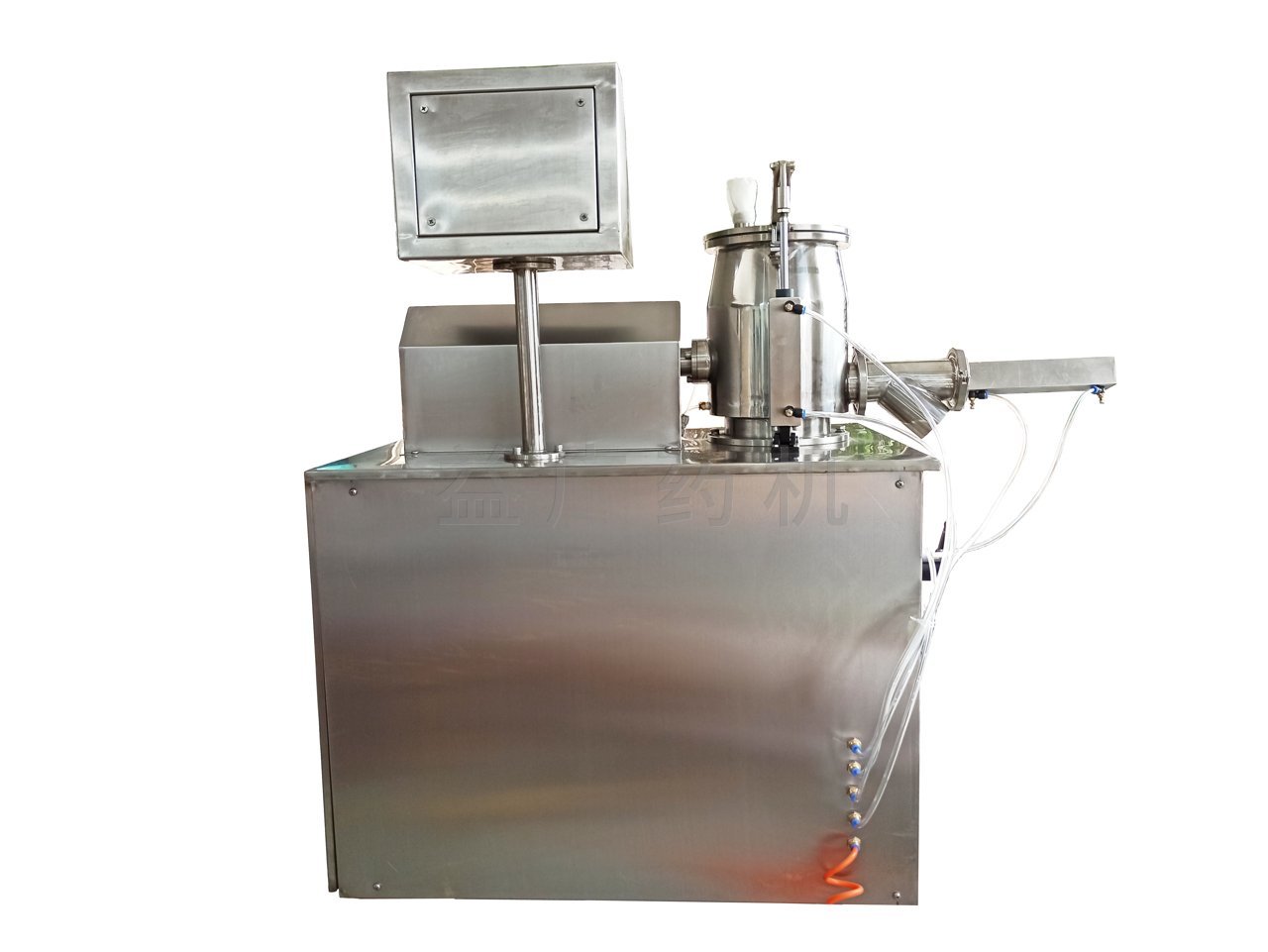 10L高效濕法混合制粒機(jī)背面 10L高效濕法混合制粒機(jī)背面