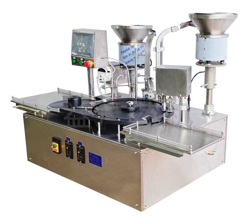 YHGZ-20臺(tái)式西林瓶灌裝加塞軋蓋一體機(jī)3